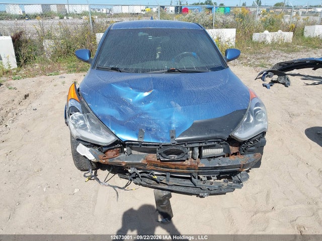 2016 Hyundai Veloster მანქანა იყიდება აუქციონზე, vin: KMHTC6AEXGU259739, აუქციონის ნომერი: 12673001