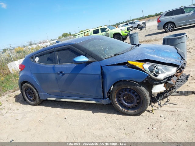 2016 Hyundai Veloster მანქანა იყიდება აუქციონზე, vin: KMHTC6AEXGU259739, აუქციონის ნომერი: 12673001