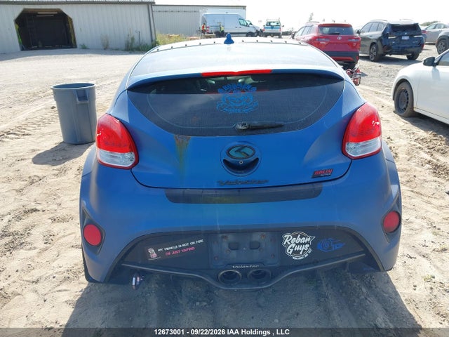 2016 Hyundai Veloster მანქანა იყიდება აუქციონზე, vin: KMHTC6AEXGU259739, აუქციონის ნომერი: 12673001