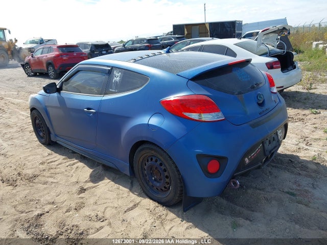 2016 Hyundai Veloster მანქანა იყიდება აუქციონზე, vin: KMHTC6AEXGU259739, აუქციონის ნომერი: 12673001