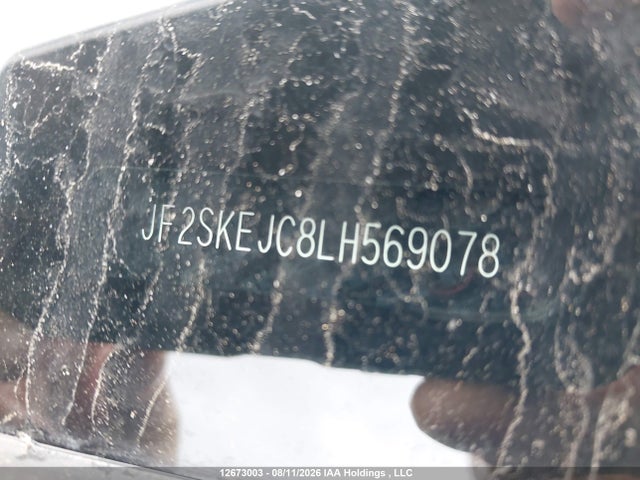 2020 Subaru Forester Touring მანქანა იყიდება აუქციონზე, vin: JF2SKEJC8LH569078, აუქციონის ნომერი: 12673003