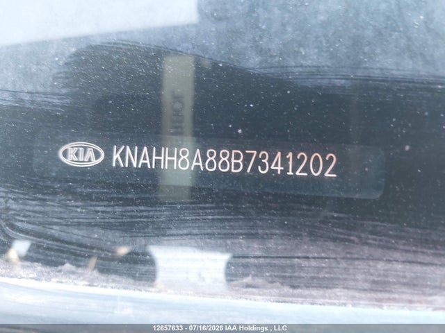 Aukcja sprzedaży 2011 Kia Rondo Ex/ex-premium, vin: KNAHH8A88B7341202, numer aukcji: 12657633