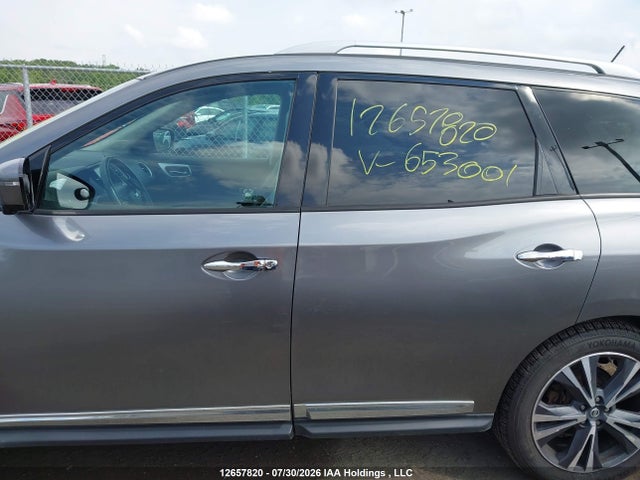 12657820 :رقم المزاد ، 5N1DR2MM2HC653001 vin ، 2017 Nissan Pathfinder Platinum/s/sl/sv مزاد بيع