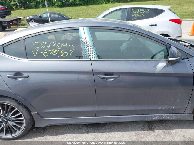 2018 Hyundai Elantra Sport მანქანა იყიდება აუქციონზე, vin: KMHD04LB3JU670301, აუქციონის ნომერი: 12673090
