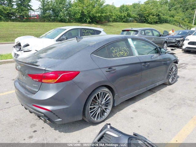 2018 Hyundai Elantra Sport მანქანა იყიდება აუქციონზე, vin: KMHD04LB3JU670301, აუქციონის ნომერი: 12673090