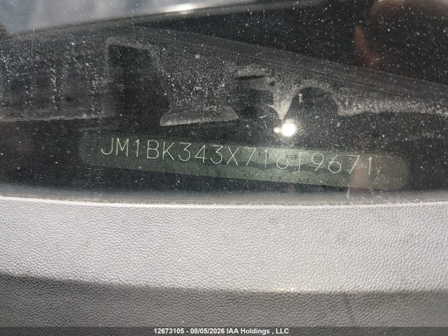 Aukcja sprzedaży 2007 Mazda 3 Hatchback, vin: JM1BK343X71619671, numer aukcji: 12673105