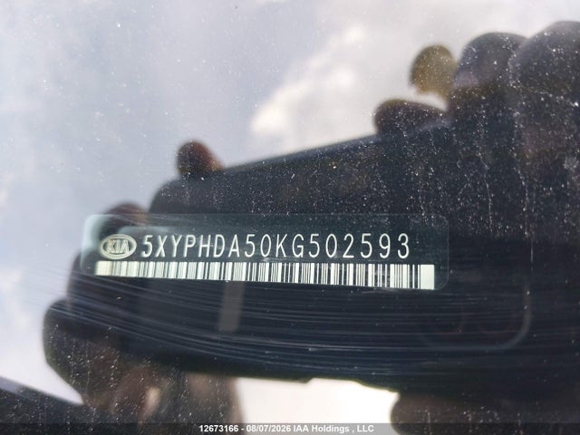 12673166 :رقم المزاد ، 5XYPHDA50KG502593 vin ، 2019 Kia Sorento 3.3l Ex/3.3l Ex+ مزاد بيع