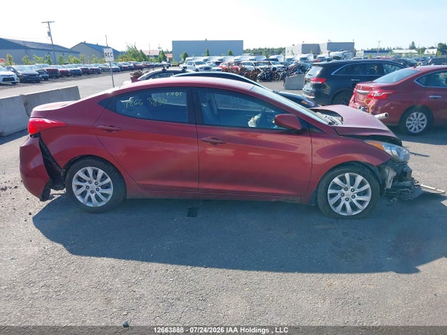 12663888 :رقم المزاد ، 5NPDH4AE9DH264032 vin ، 2013 Hyundai Elantra Gl مزاد بيع