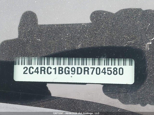 12673241 :رقم المزاد ، 2C4RC1BG9DR704580 vin ، 2013 Chrysler Town & Country Touring مزاد بيع