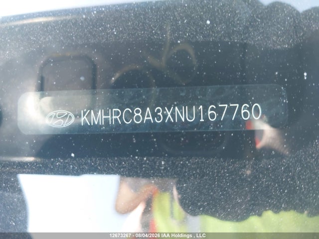 2022 Hyundai Venue Trend მანქანა იყიდება აუქციონზე, vin: KMHRC8A3XNU167760, აუქციონის ნომერი: 12673267