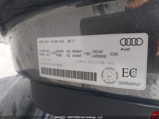 Aukcja sprzedaży 2018 Audi S5 3.0t Technik, vin: WAUR4AF53JA019994, numer aukcji: 12673273