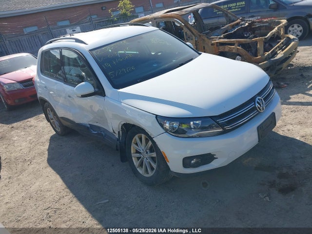 Auction sale of the 2014 Volkswagen Tiguan Comfortline/highline/trendline, vin: WVGJV3AX9EW613737, lot number: 12505138
