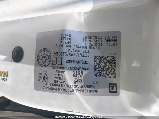Aukcja sprzedaży 2024 Gmc Savana 2500 Work Van, vin: 1GTW7AFPXR1200326, numer aukcji: 12629050