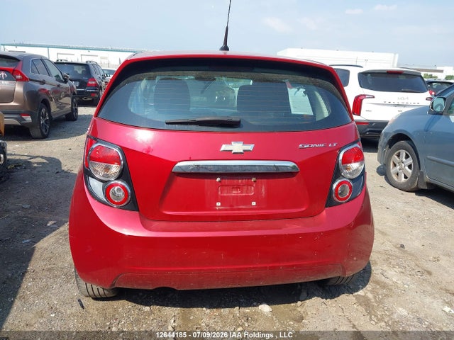 2012 Chevrolet Sonic Lt მანქანა იყიდება აუქციონზე, vin: 1G1JC6EH7C4115679, აუქციონის ნომერი: 12644185