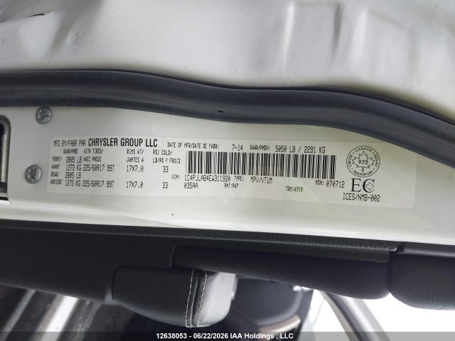1C4PJLAB4EW311920 Jeep Cherokee Sport