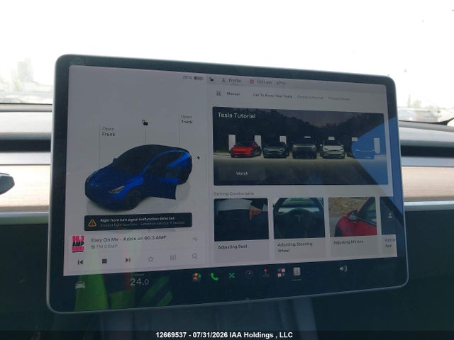 Aukcja sprzedaży 2022 Tesla Model Y Performance, vin: 7SAYGDEF8NF405831, numer aukcji: 12669537