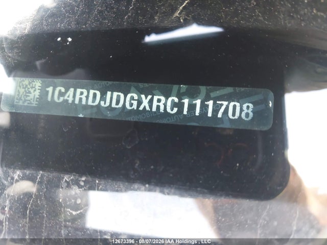1C4RDJDGXRC111708 Dodge Durango Gt Premium