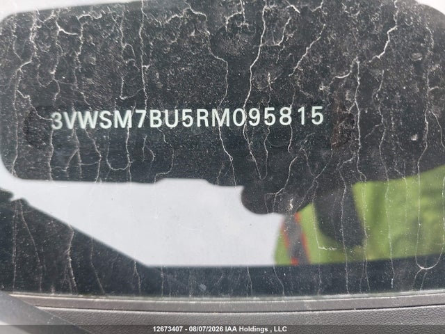 2024 Volkswagen Jetta Comfortline მანქანა იყიდება აუქციონზე, vin: 3VWSM7BU5RM095815, აუქციონის ნომერი: 12673407