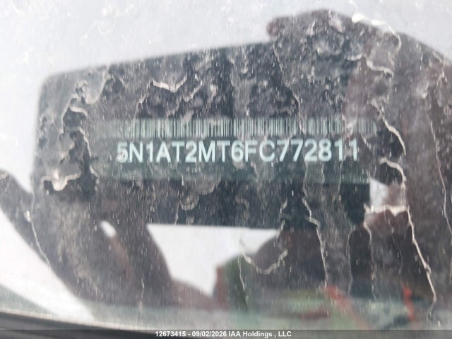 12673415 :رقم المزاد ، 5N1AT2MT6FC772811 vin ، 2015 Nissan Rogue S/sv مزاد بيع