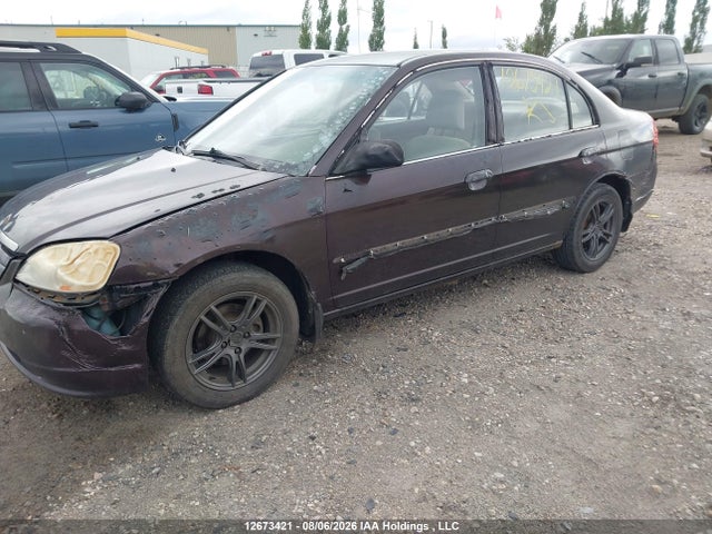 2001 Honda Civic Dx-g მანქანა იყიდება აუქციონზე, vin: 2HGES15381H911717, აუქციონის ნომერი: 12673421