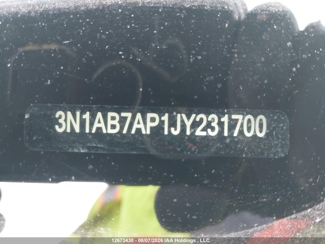 3N1AB7AP1JY231700 Nissan Sentra S/sv/sr/sl