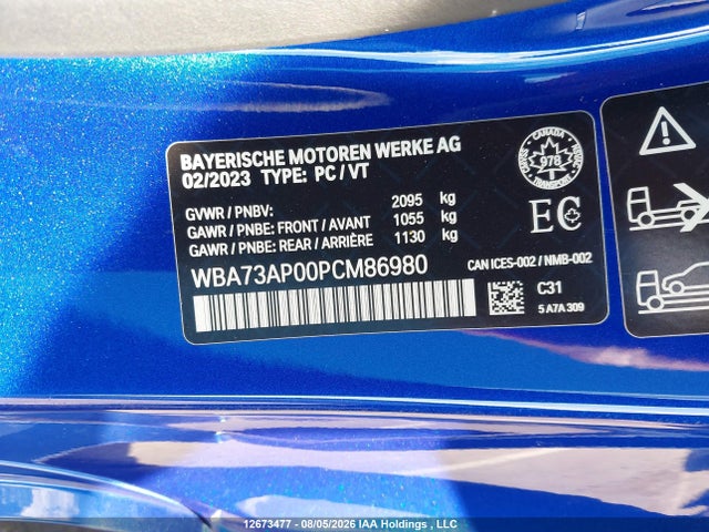 BMW 430xi 2023 WBA73AP00PCM86980 Image 9
