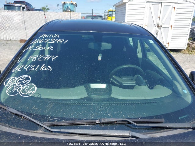 2015 Chevrolet Sonic Lt მანქანა იყიდება აუქციონზე, vin: 1G1JC6SH9F4182714, აუქციონის ნომერი: 12673491