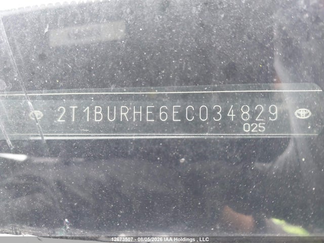 Продажа на аукционе авто 2014 Toyota Corolla Le, vin: 2T1BURHE6EC034829, номер лота: 12673507