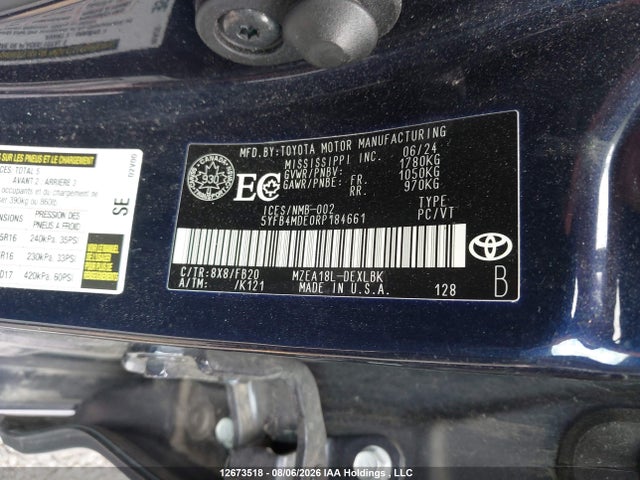 Toyota COROLLA LE 2024 5YFB4MDE0RP184661 Image 18