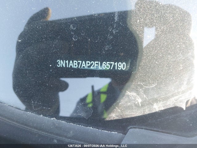 3N1AB7AP2FL657190 Nissan Sentra S/sv/sr/sl