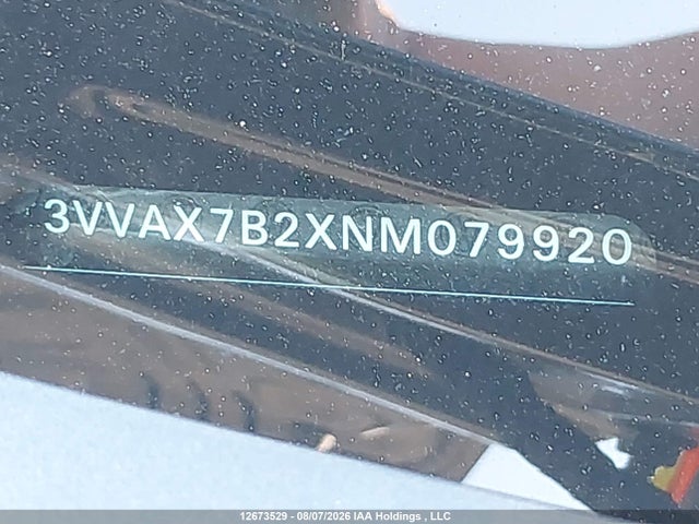 Продажа на аукционе авто 2022 Volkswagen Taos Trendline, vin: 3VVAX7B2XNM079920, номер лота: 12673529
