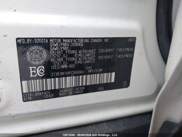 Toyota RAV4 LE 2023 2T3B1RFVXPC369064 Image 19