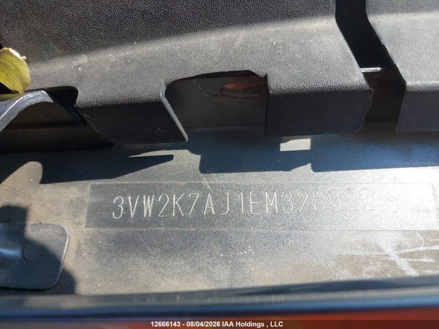 2014 Volkswagen Jetta 2.0l Trendline+ მანქანა იყიდება აუქციონზე, vin: 3VW2K7AJ1EM328922, აუქციონის ნომერი: 12666143