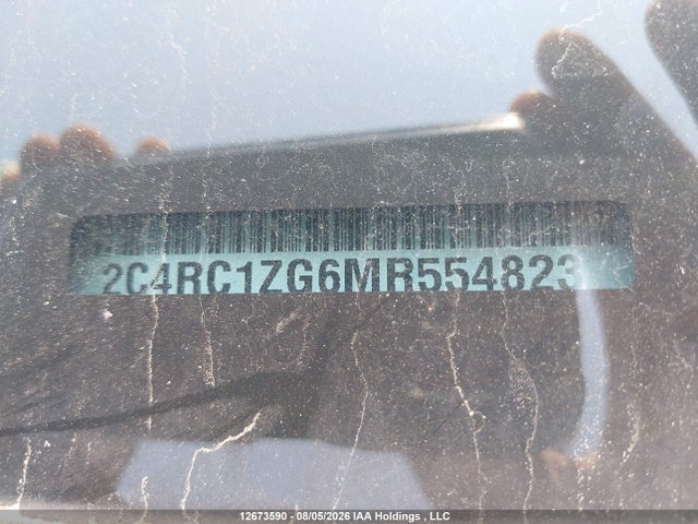 12673590 :رقم المزاد ، 2C4RC1ZG6MR554823 vin ، 2021 Chrysler Grand Caravan Sxt مزاد بيع