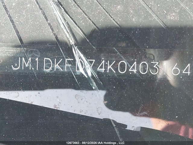 12673663 :رقم المزاد ، JM1DKFD74K0403164 vin ، 2019 Mazda Cx-3 Gt مزاد بيع