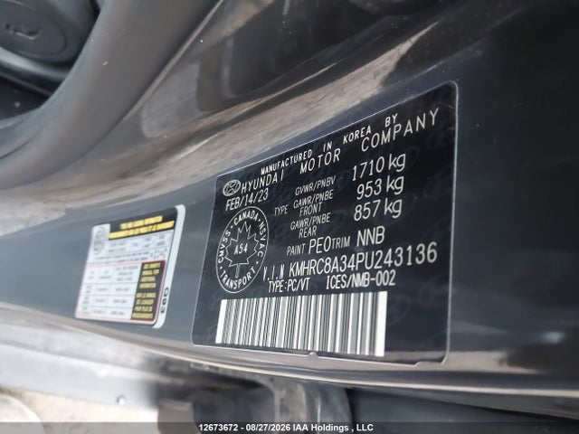 KMHRC8A34PU243136 Hyundai Venue Preferred With Two-tone Body Colour