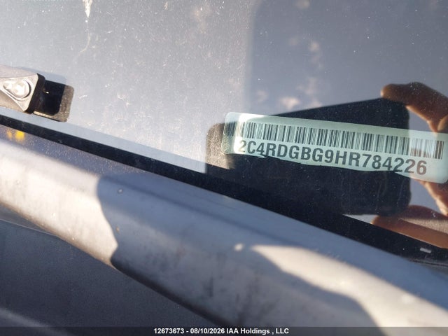 12673673 :رقم المزاد ، 2C4RDGBG9HR784226 vin ، 2017 Dodge Grand Caravan Se مزاد بيع