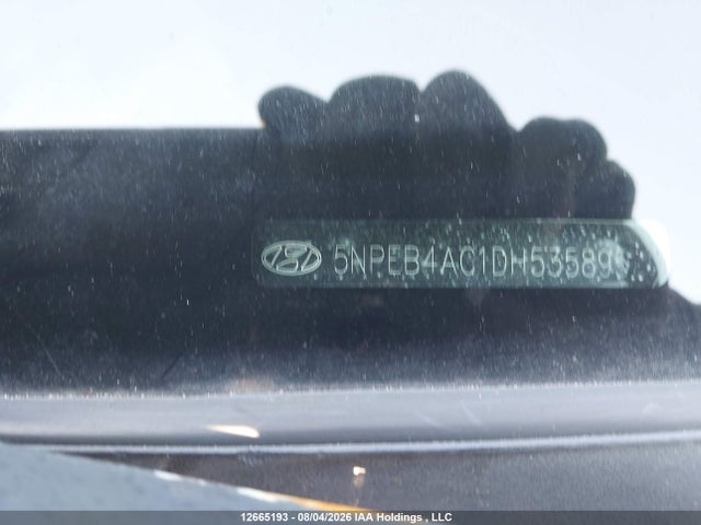 Продаж на аукціоні авто 2013 Hyundai Sonata Gls, vin: 5NPEB4AC1DH535895, номер лоту: 12665193