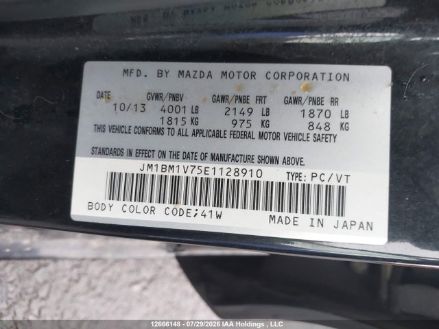 Mazda Mazda3 Gs-sky 2014 JM1BM1V75E1128910 Image 18