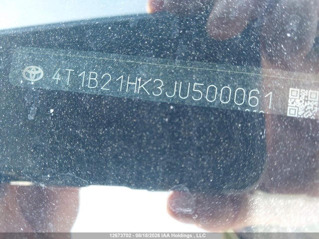 4T1B21HK3JU500061 Toyota CAMRY HYBRID