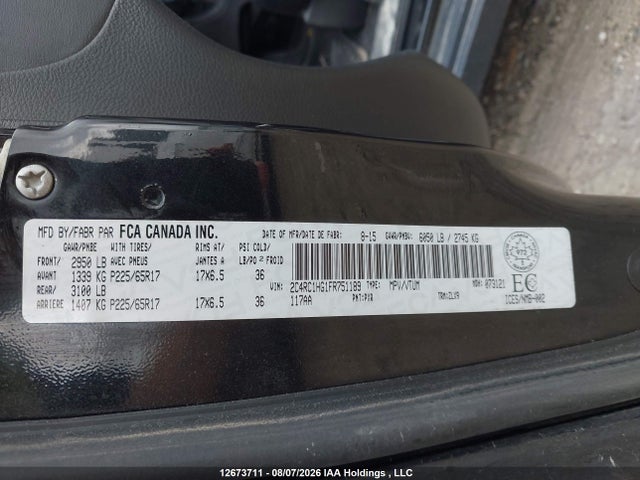 2C4RC1HG1FR751189 Chrysler Town &amp; Country S