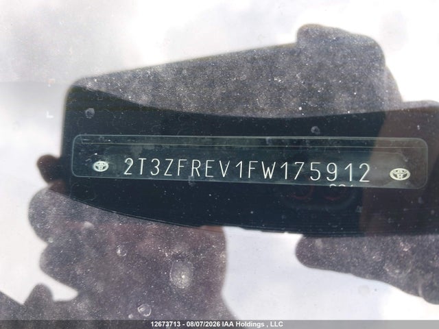 Aukcja sprzedaży 2015 Toyota Rav4 Le, vin: 2T3ZFREV1FW175912, numer aukcji: 12673713