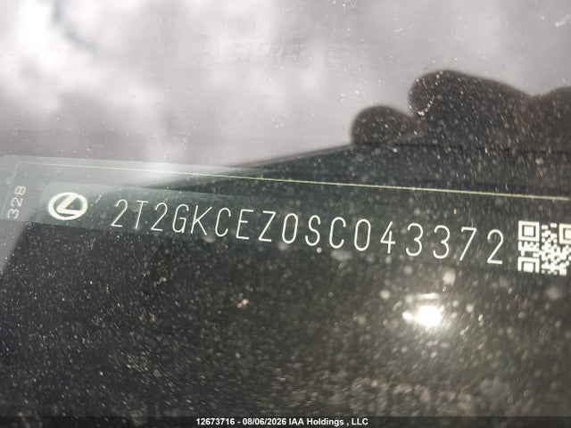 12673716 :رقم المزاد ، 2T2GKCEZ0SC043372 vin ، 2025 Lexus Nx 350h 350h مزاد بيع