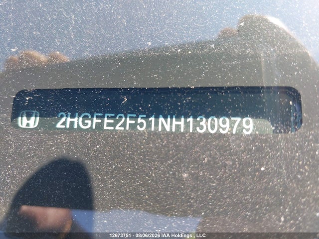 2HGFE2F51NH130979 Honda Civic Sport