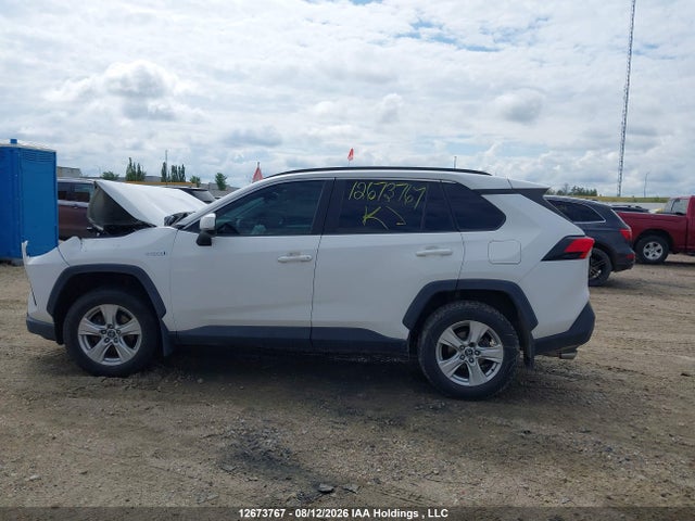 12673767 :رقم المزاد ، 2T3BWRFV3KW002192 vin ، 2019 Toyota Rav4 Hybrid مزاد بيع