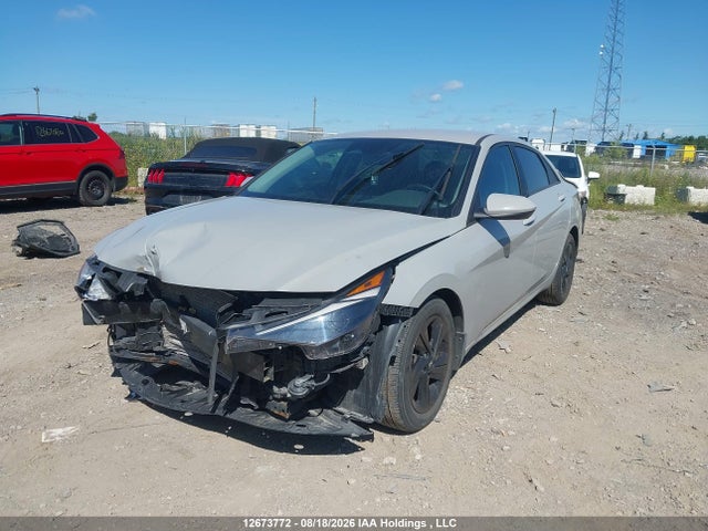 12673772 :رقم المزاد ، KMHLM4AG4MU184406 vin ، 2021 Hyundai Elantra Preferred Ivt مزاد بيع