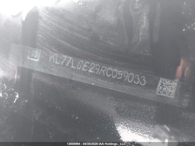 12600994 :رقم المزاد ، KL77LGE29RC059033 vin ، 2024 Chevrolet Trax 1rs مزاد بيع