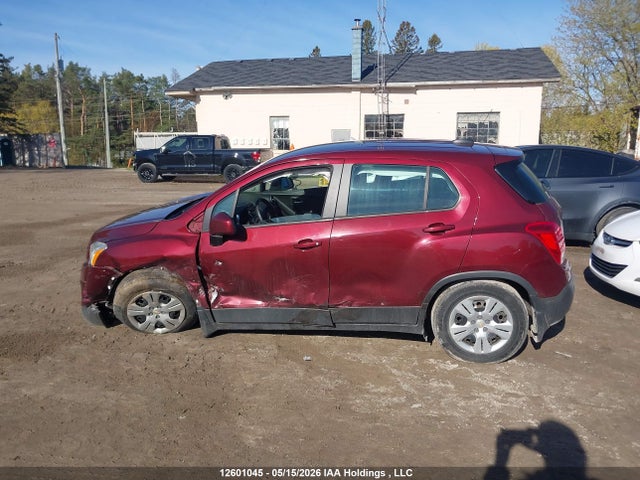 12601045 :رقم المزاد ، 3GNCJKSB2GL245245 vin ، 2016 Chevrolet Trax Ls مزاد بيع
