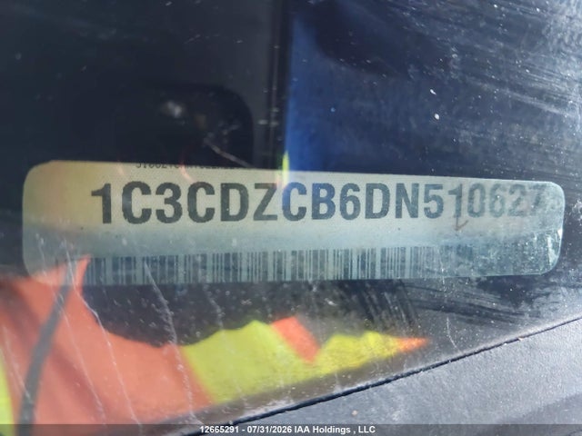 Aukcja sprzedaży 2013 Dodge Avenger Sxt, vin: 1C3CDZCB6DN510627, numer aukcji: 12665291