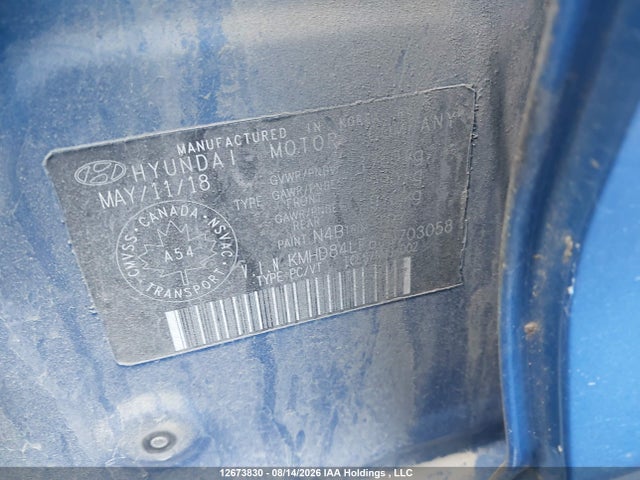 KMHD84LF6JU703058 Hyundai ELANTRA GL